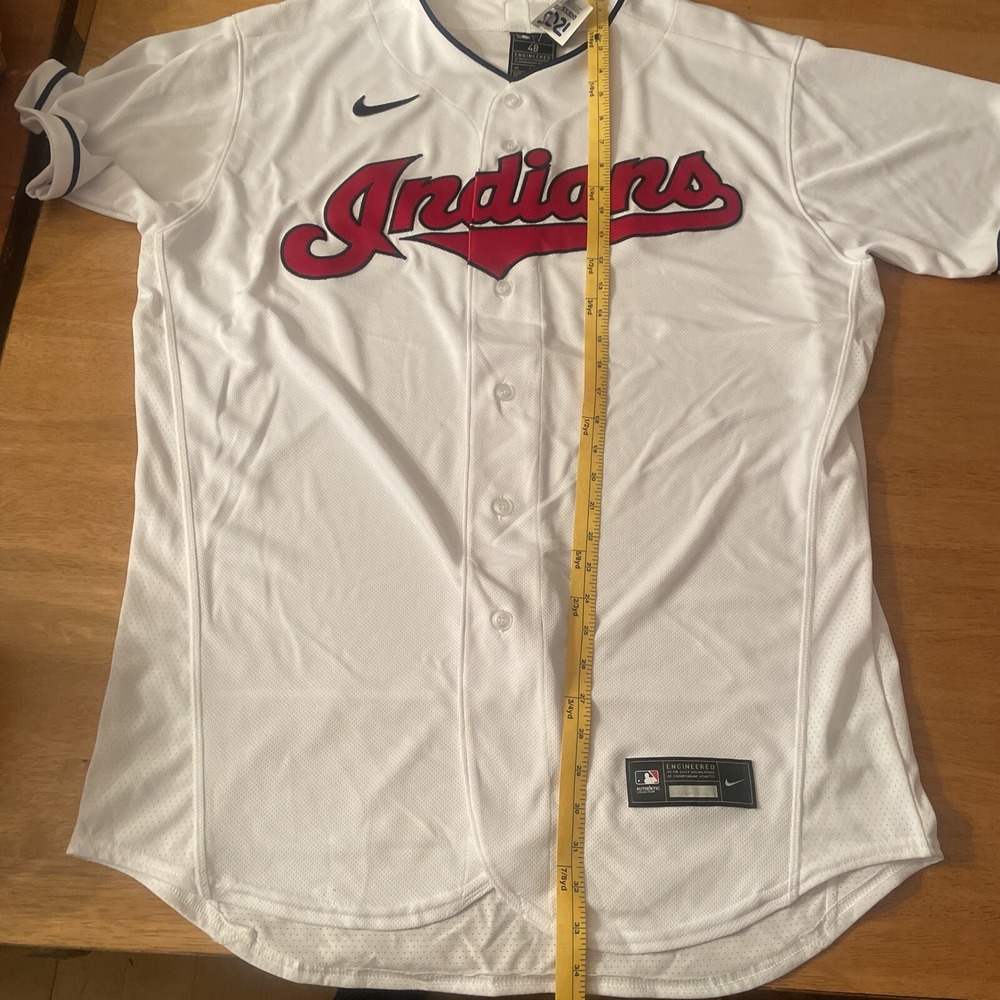 Indians Baseball Nike Authentic Collection Jersey 48 Cleveland Ohio Guardians - Picture 8 of 12